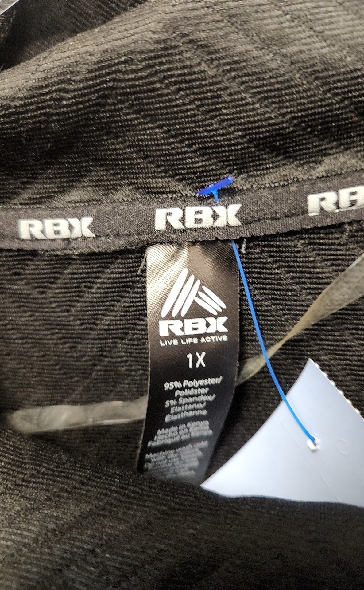 Rbx Women's Size 1X Black Sweatshirt