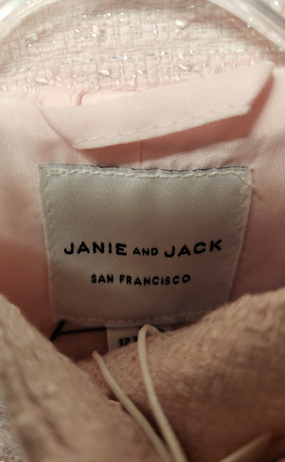 Janie & Jack Girl's Size 12-18 Months Pink Jacket