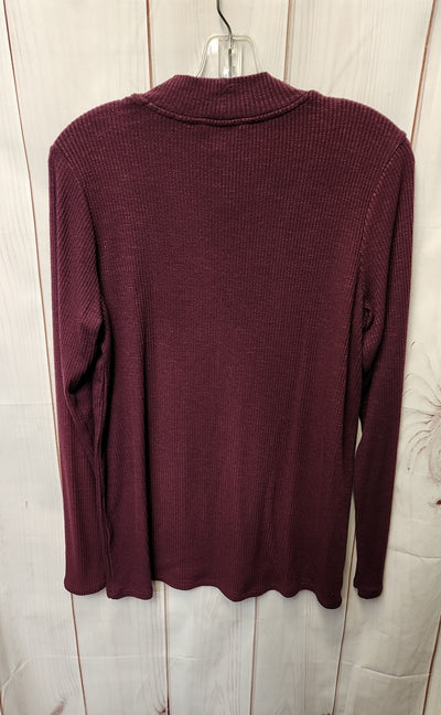 Calvin Klein Women's Size M Purple Long Sleeve Top