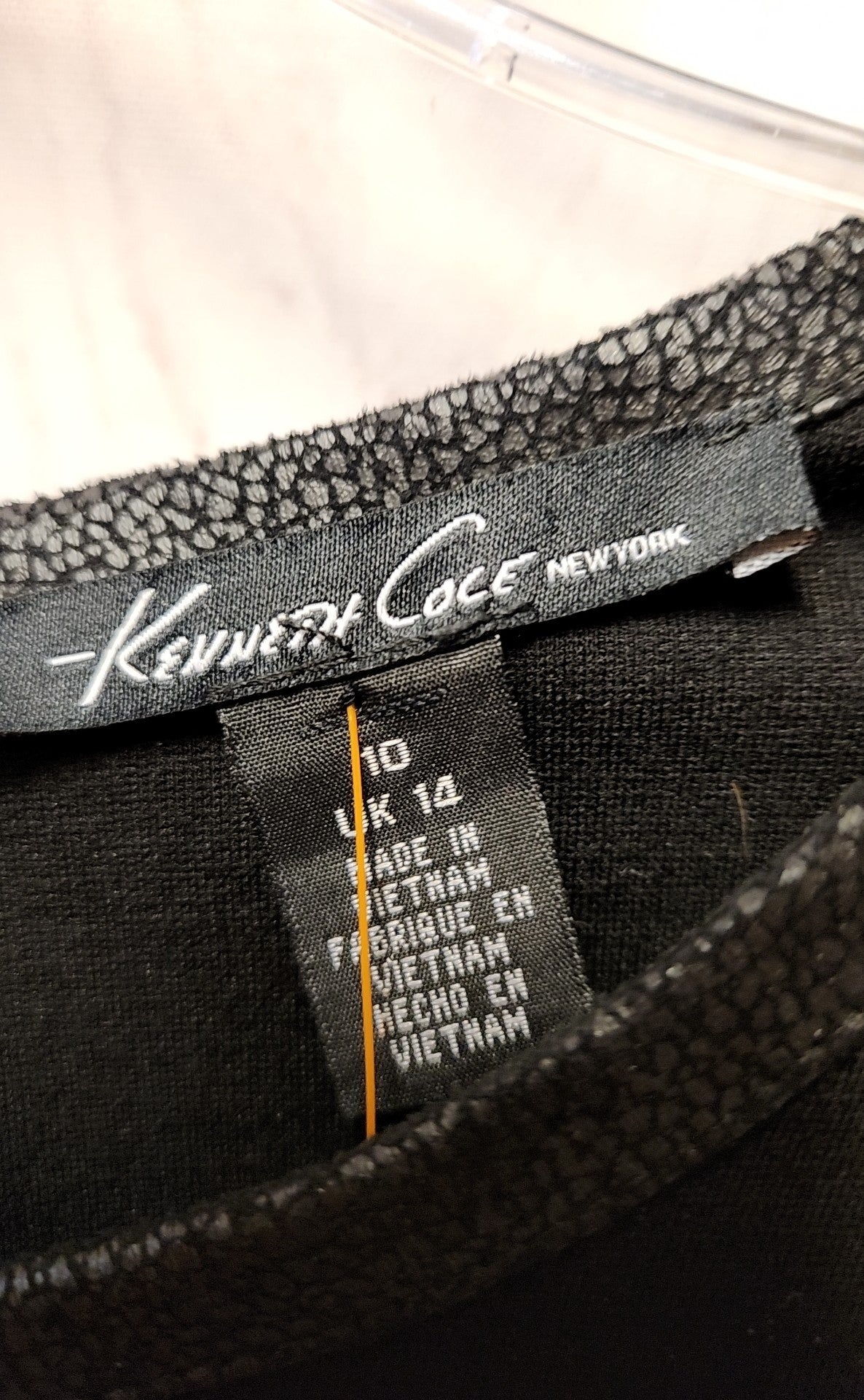 Kenneth Cole Women's Size 10 Black Dress