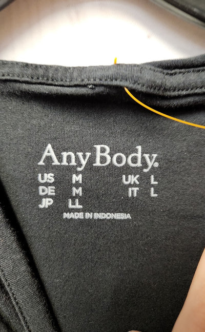 AnyBody Women's Size M Black Long Sleeve Top