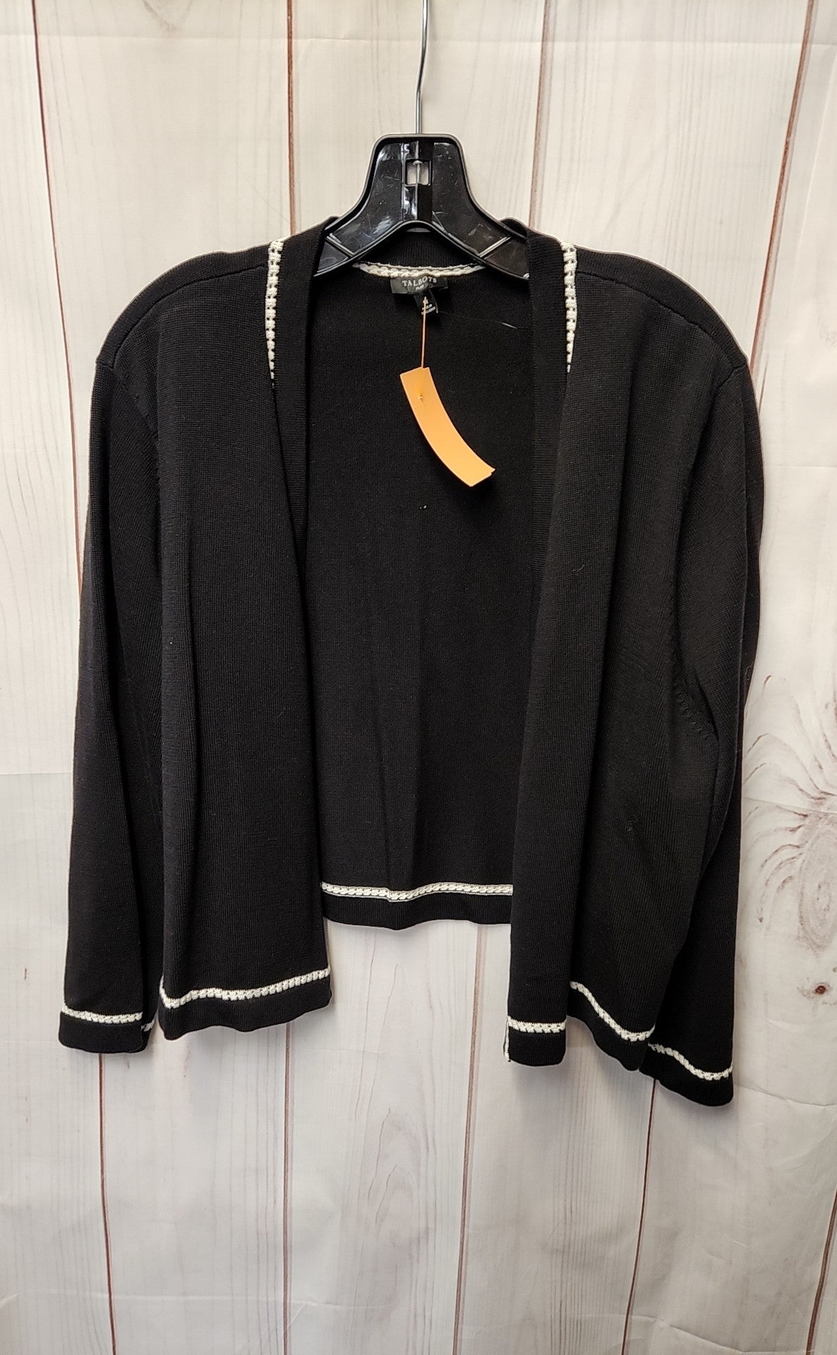 Talbots Women's Size 1X Black Cardigan