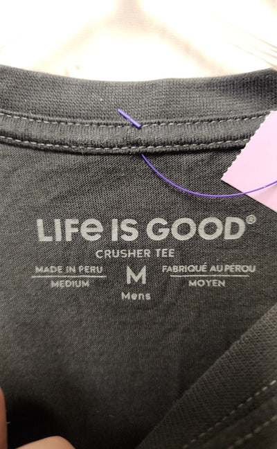 Life Is Good Men's Size M Black Shirt