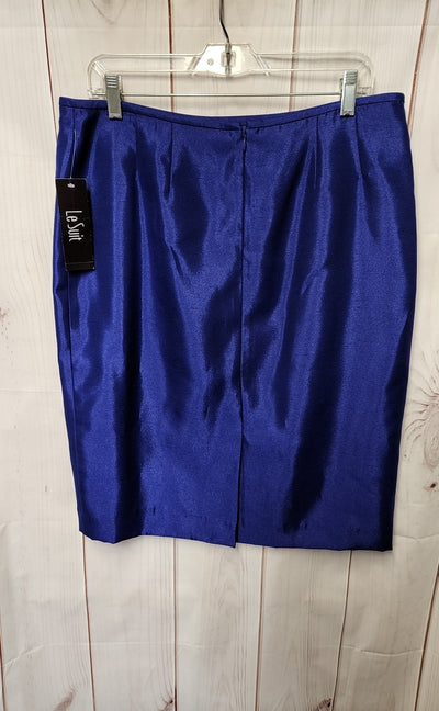 NWT Le Suit Women's Size 12 Blue Skirt