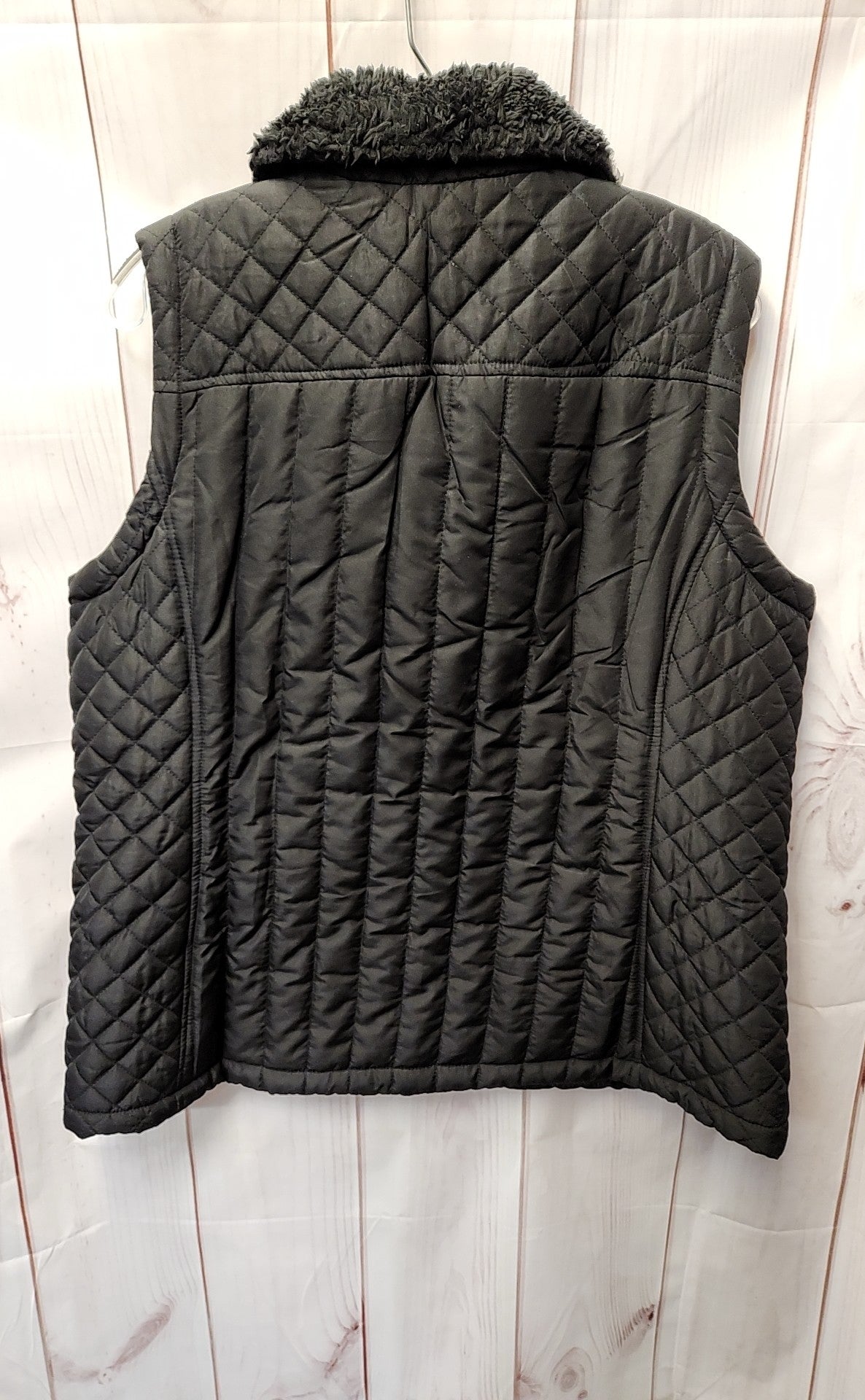D & Co Women's Size L Black Vest