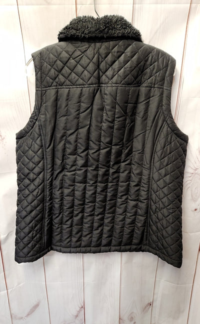 D & Co Women's Size L Black Vest