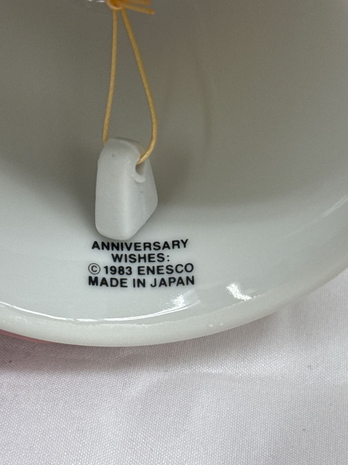 VTG 1983 Enesco Japan Happy Anniversary Bell
