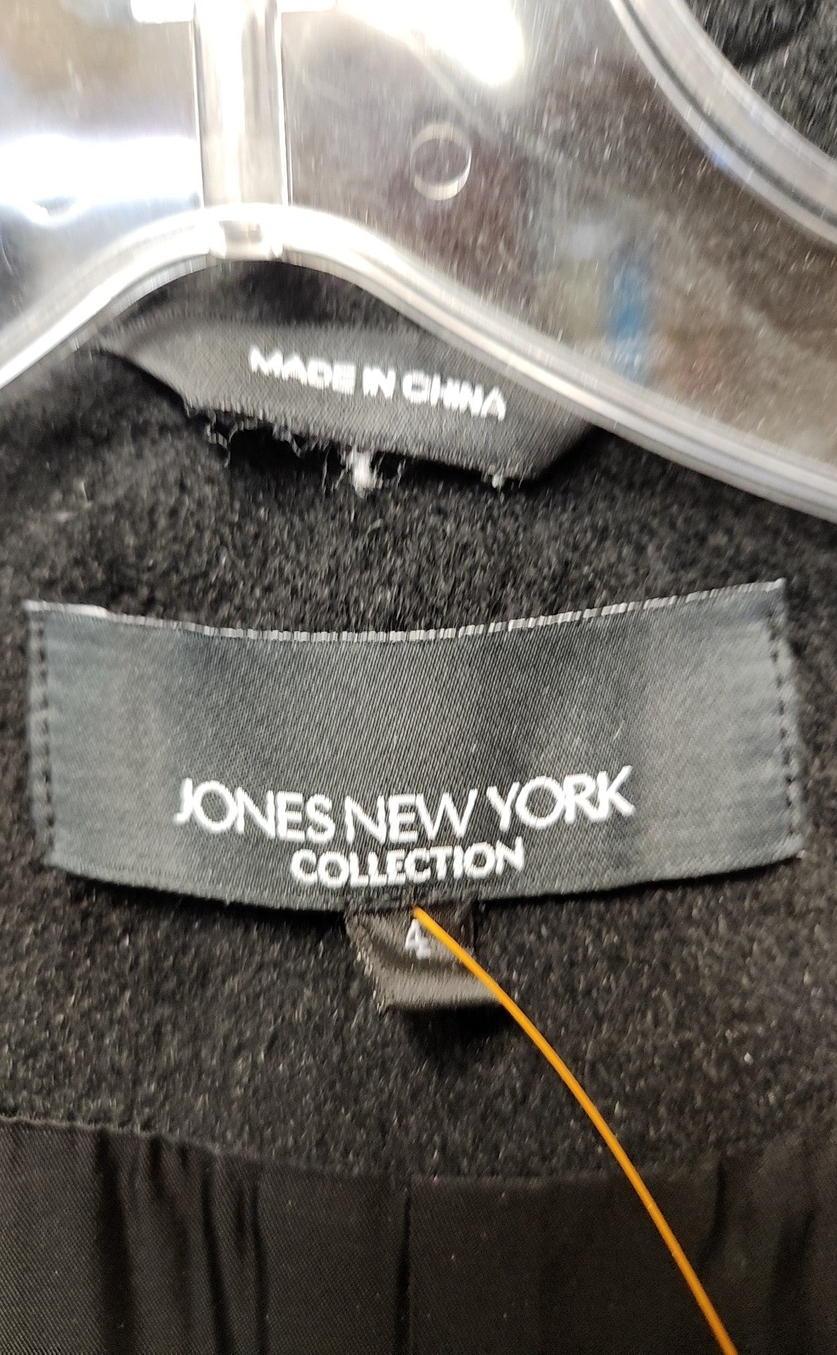 Jones New York Women's Size 4 Black Coat