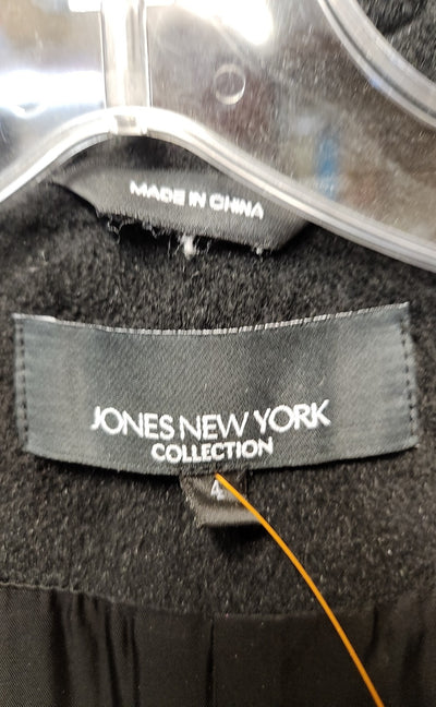 Jones New York Women's Size 4 Black Coat
