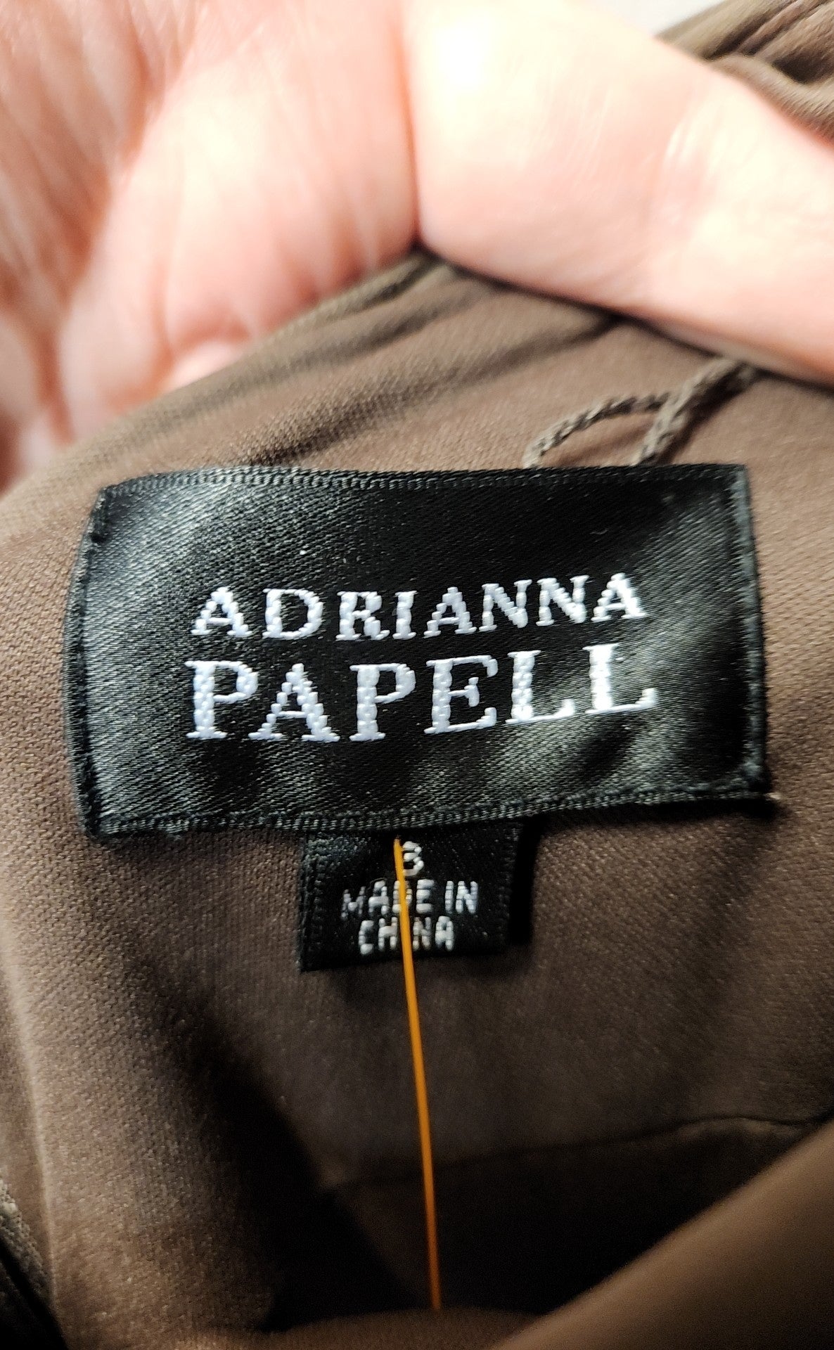 Adrianna Papell Women's Size 6 Brown Dress