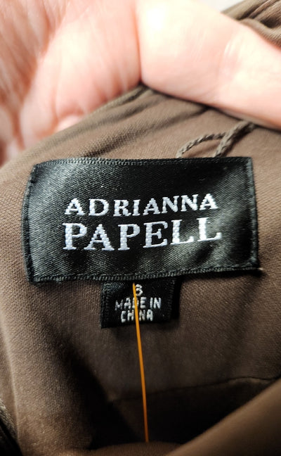 Adrianna Papell Women's Size 6 Brown Dress