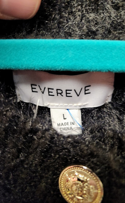 Evereve Women's Size L Black Cardigan