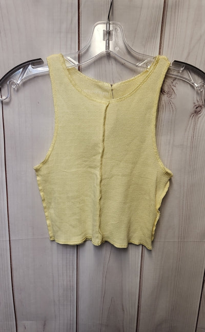 American Eagle Women's Size XS Yellow Sleeveless Top