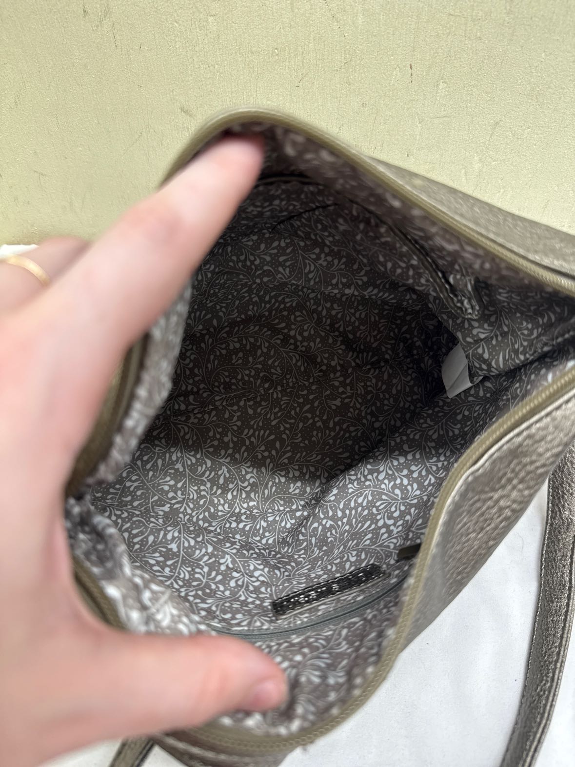 Joy Susan Silver Purse Bag