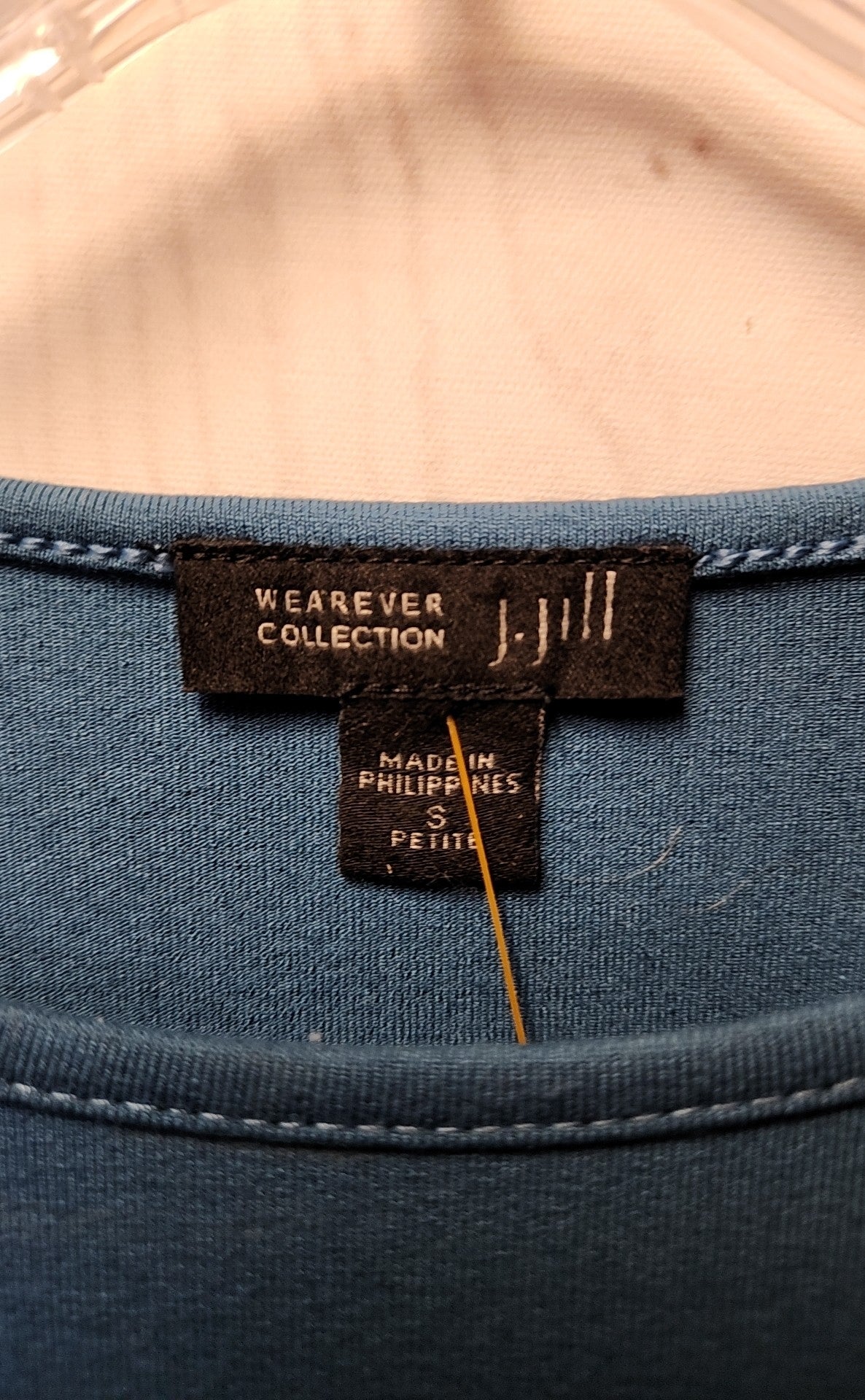 J Jill Wearever Collection  Women's Size S Petite Teal Long Sleeve Top