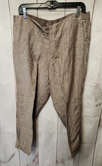 J Jill Women's Size L Petite Brown Pants