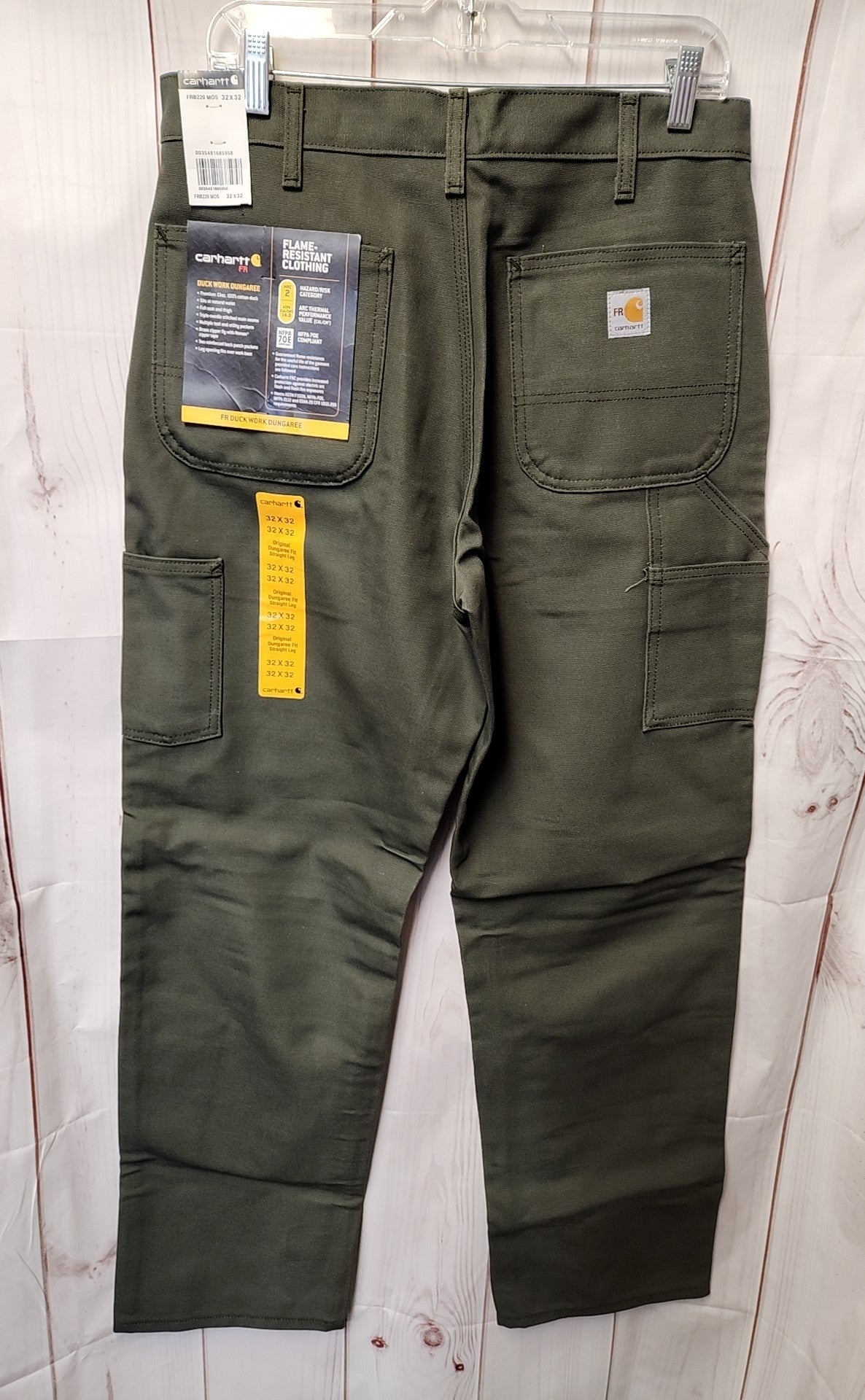 NWT Carhartt Men's Size 32x32 Olive Green Pants