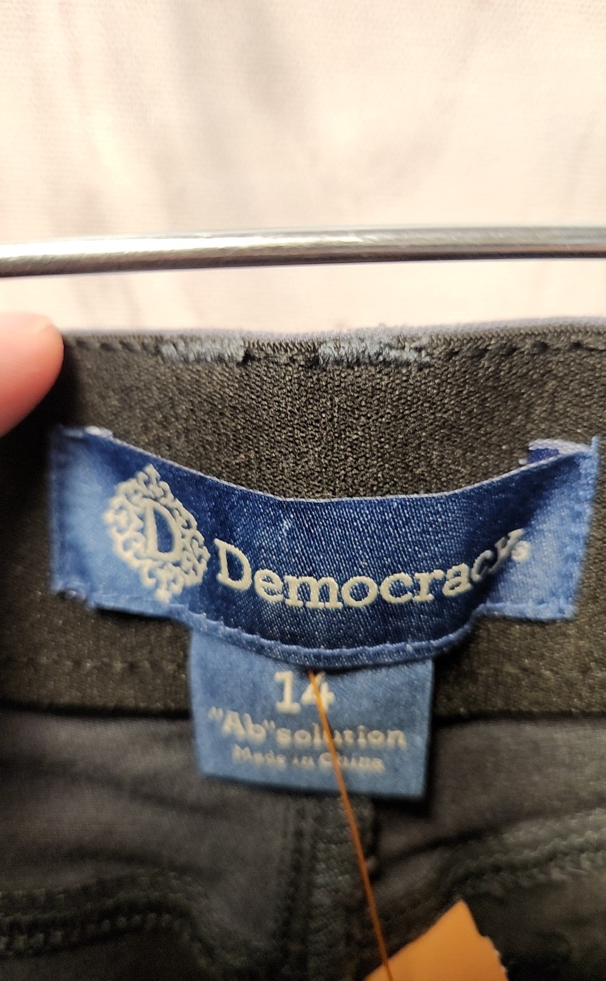 Democracy Women's Size 14 Gray Pants