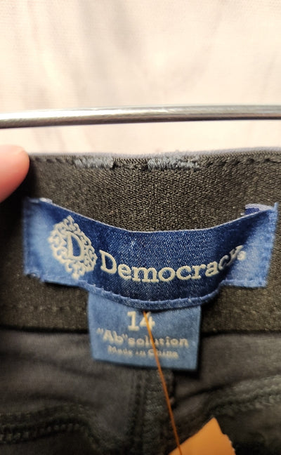 Democracy Women's Size 14 Gray Pants