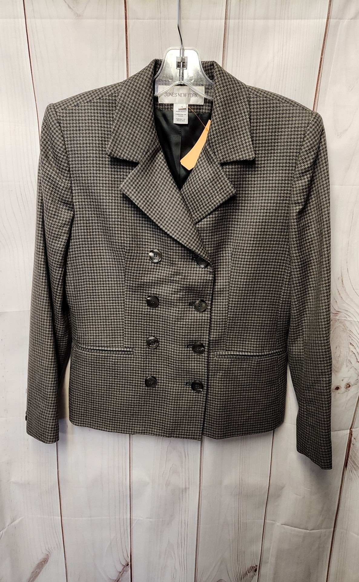 Jones New York Women's Size 4 Gray Blazer