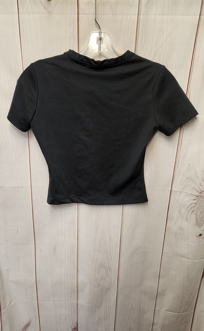 Rag & Bone Women's Size XXS Black Short Sleeve Top