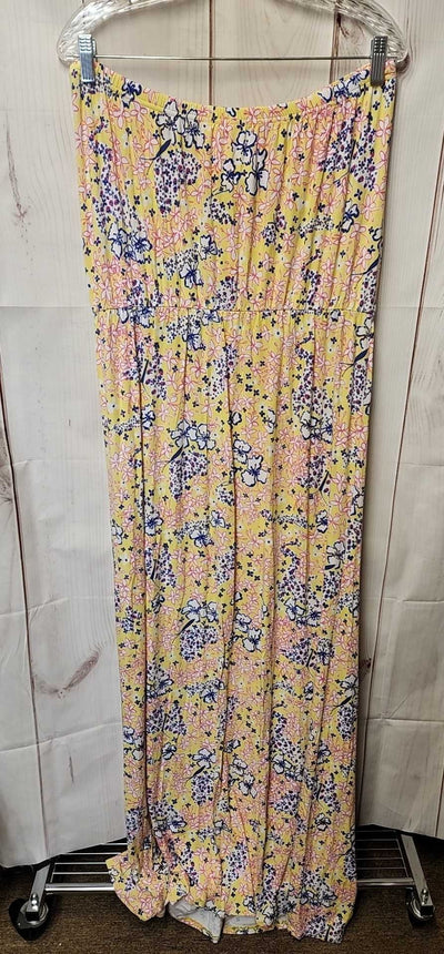 NWT Lilly Pulitzer Women's Size XL Strafruit Yellow Little Lady Marlisa Dress