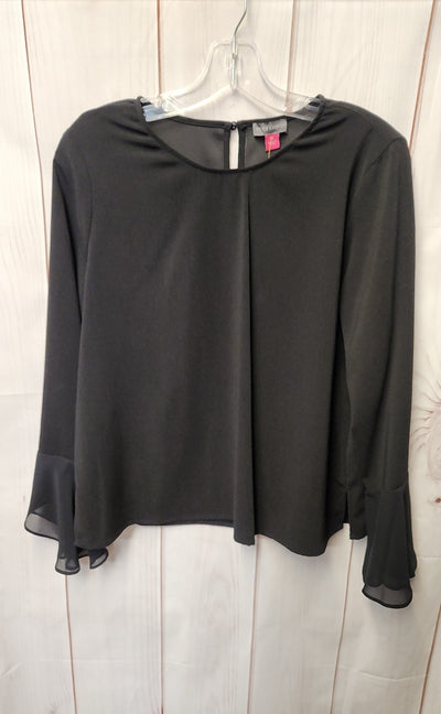 Vince Camuto Women's Size M Black 3/4 Sleeve Top