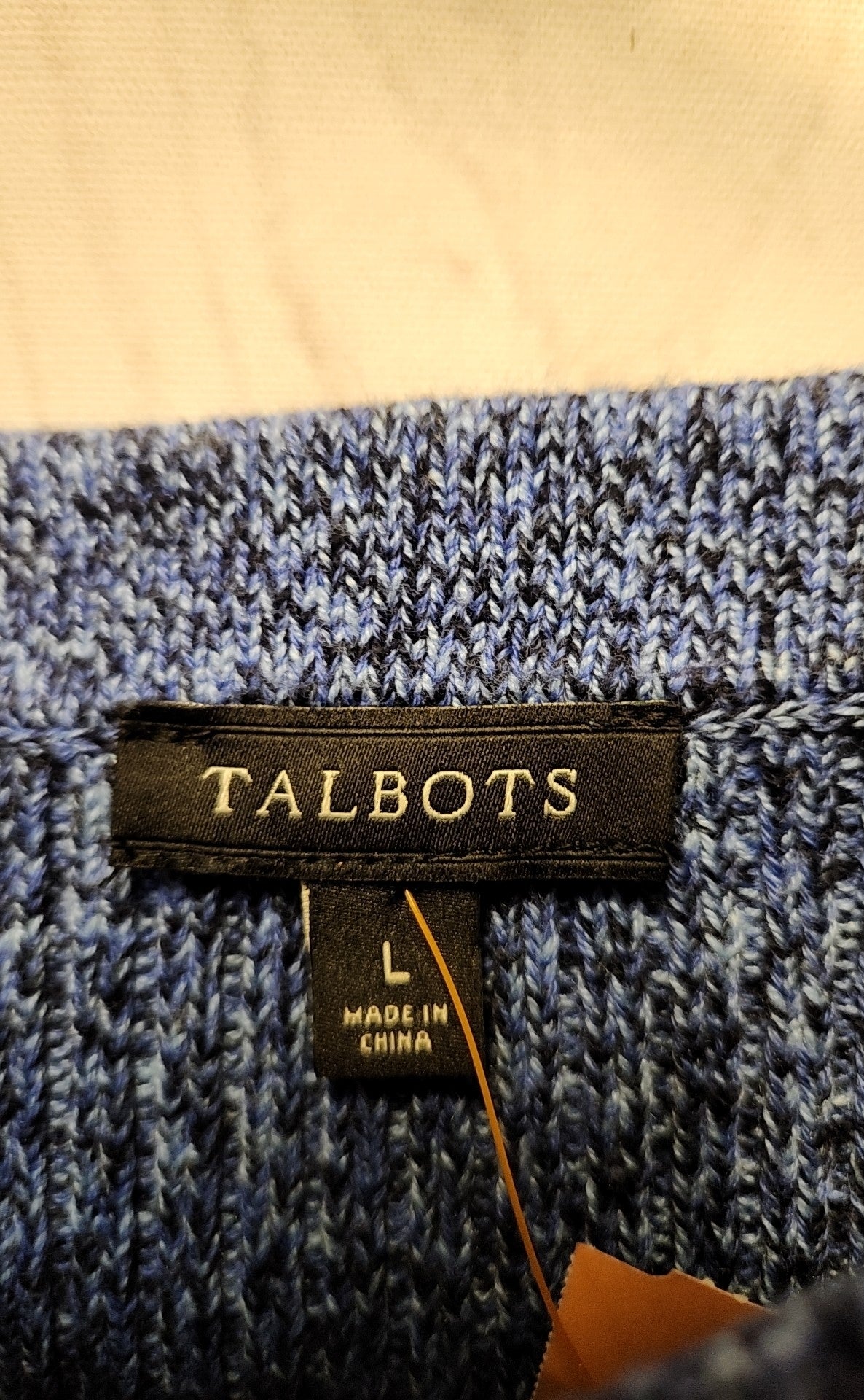 Talbots Women's Size L Blue Sweater