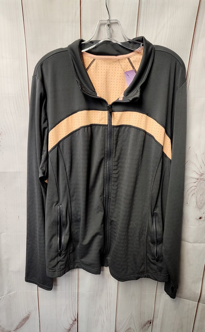 Xersion Women's Size 3X Gray Active Jacket