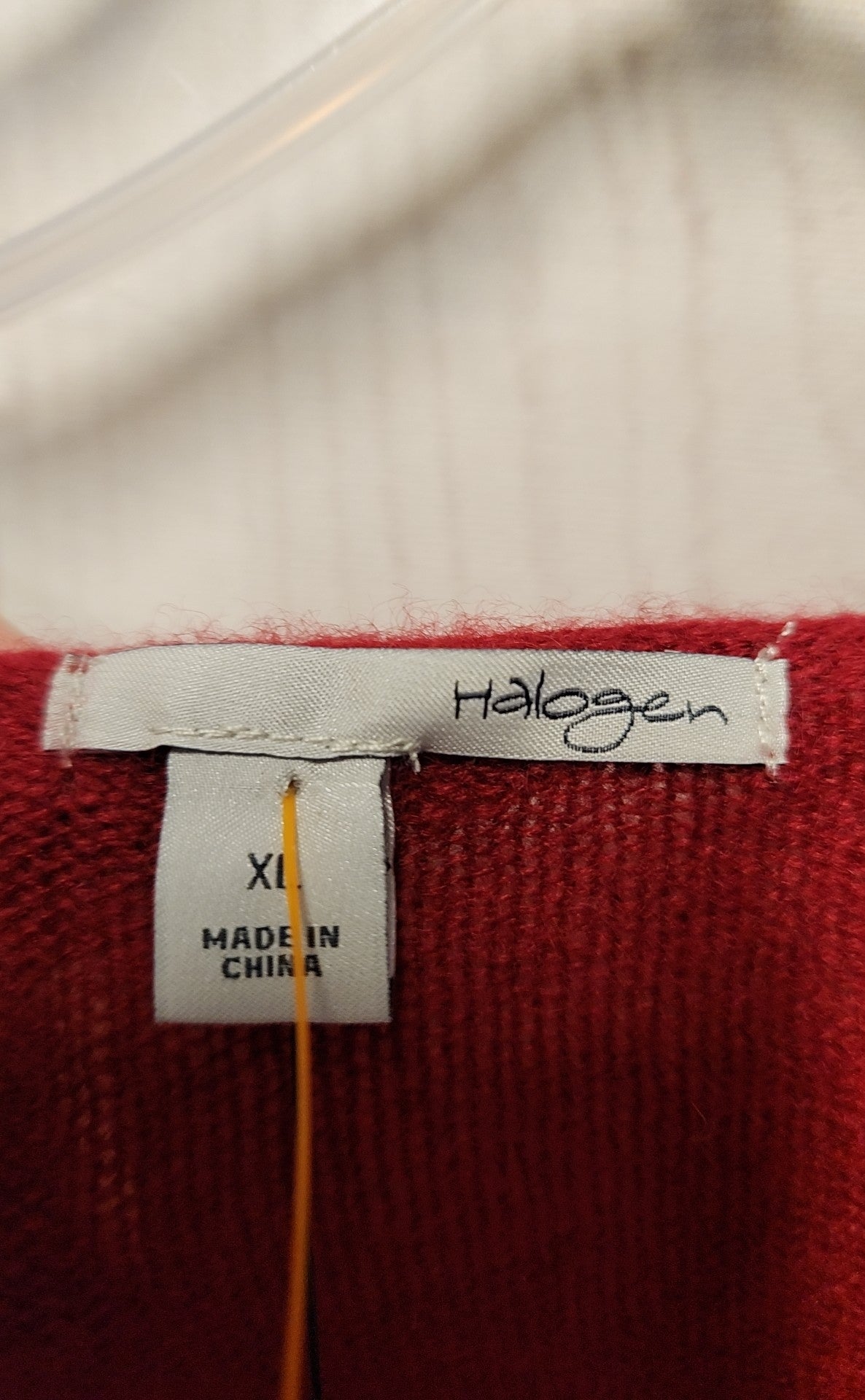 NWT Halogen Women's Size XL Red Sweater