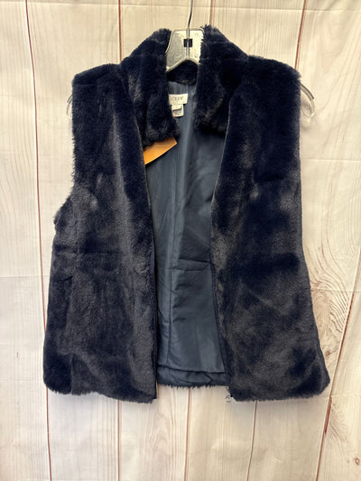 J Crew Women's Size S Navy Vest