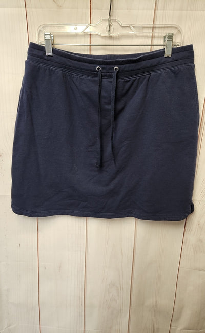 Karen Scott Women's Size M Navy Skirt