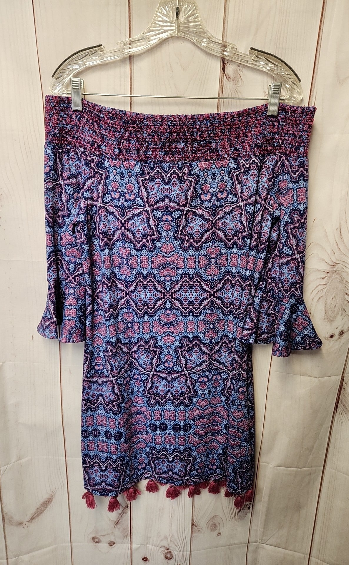 Cabanalife Women's Size M Blue & Pink Dress