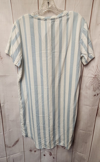 NWT Velvet Heart Women's Size M White & Blue Dress