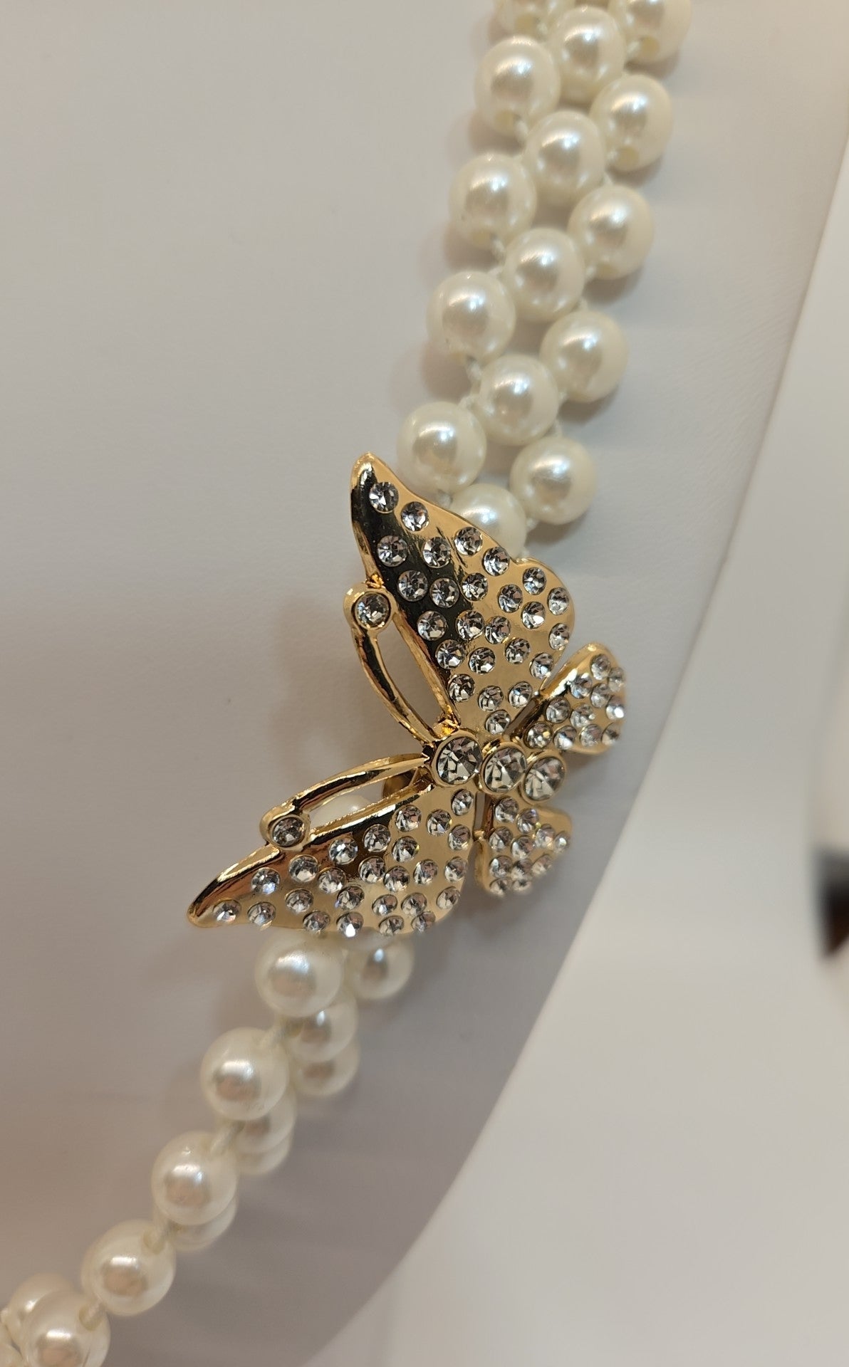 White Beaded Necklace