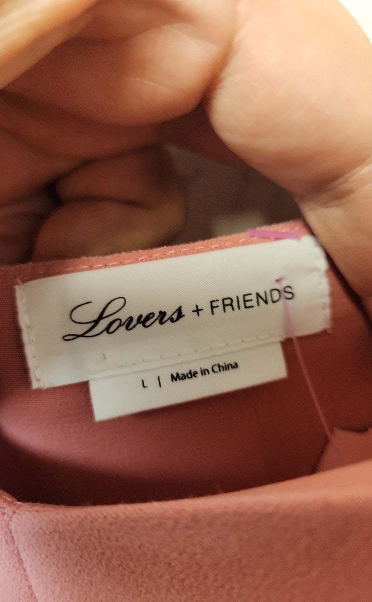 Lovers & Friends Women's Size L Pink Dress