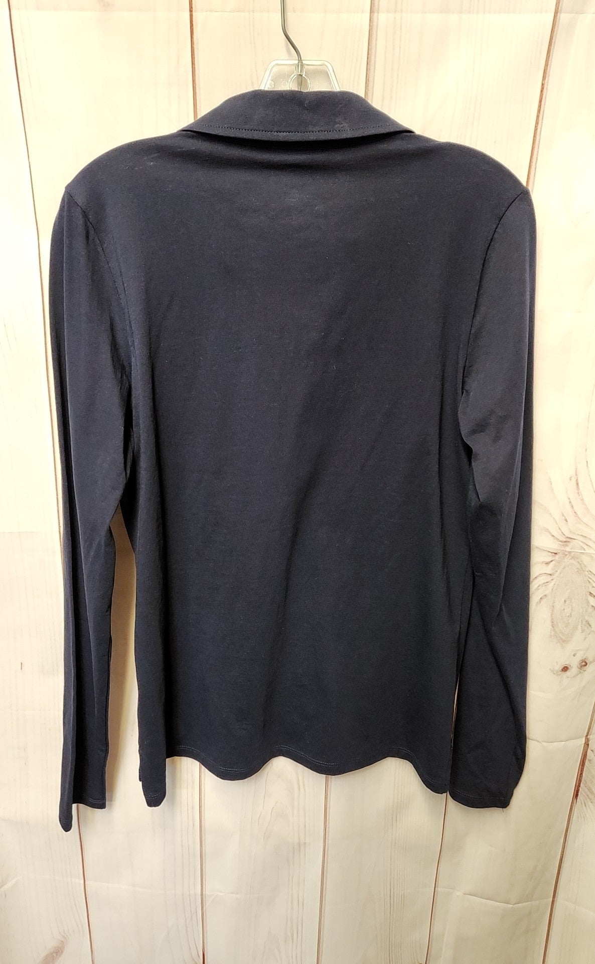 Talbots Women's Size M Navy Long Sleeve Top
