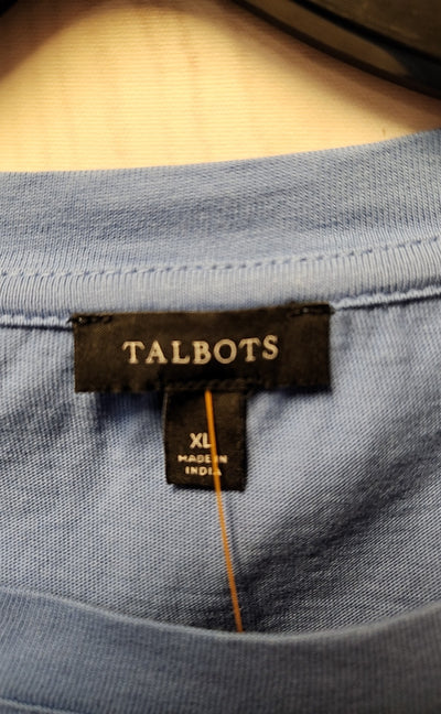 Talbots Women's Size XL Blue Long Sleeve Top