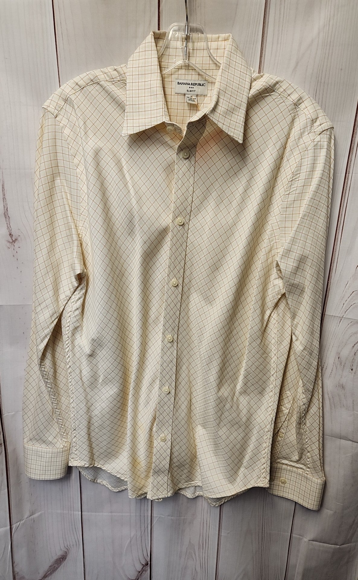Banana Republic Men's Size S Yellow Shirt