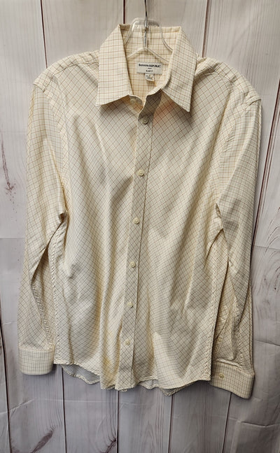 Banana Republic Men's Size S Yellow Shirt