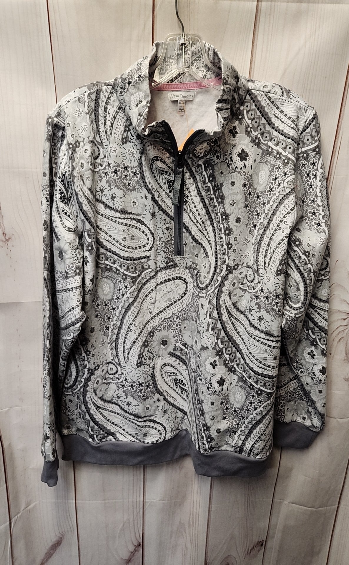 Vera Bradley Women's Size 2X Gray Long Sleeve Top