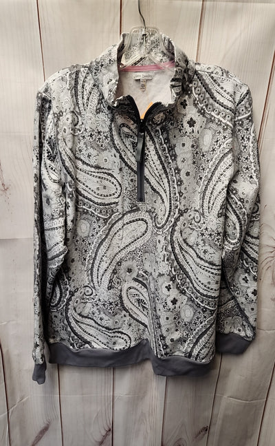 Vera Bradley Women's Size 2X Gray Long Sleeve Top