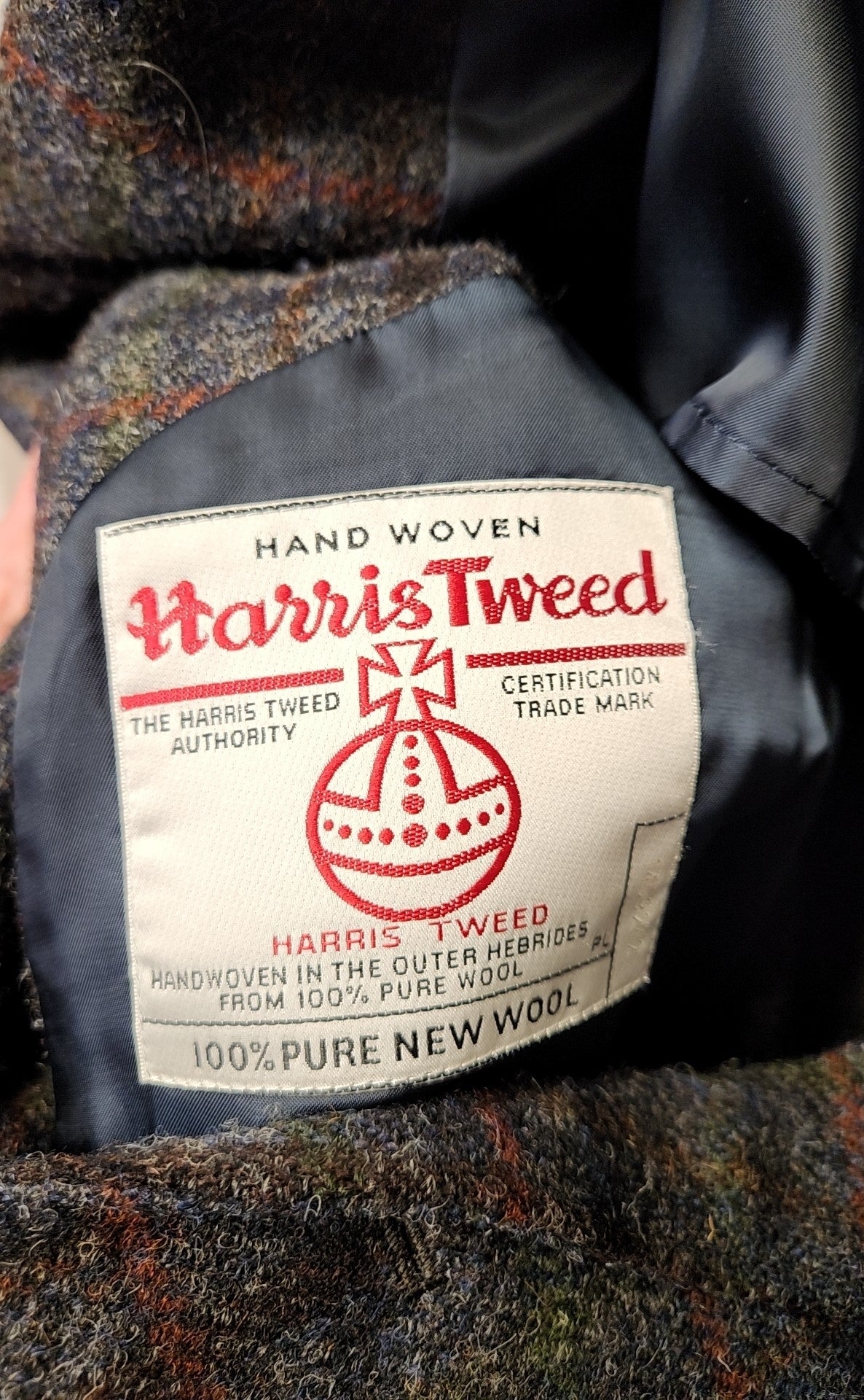 Harris Tweed Men's Size 46 Gray Wool Sport Coat