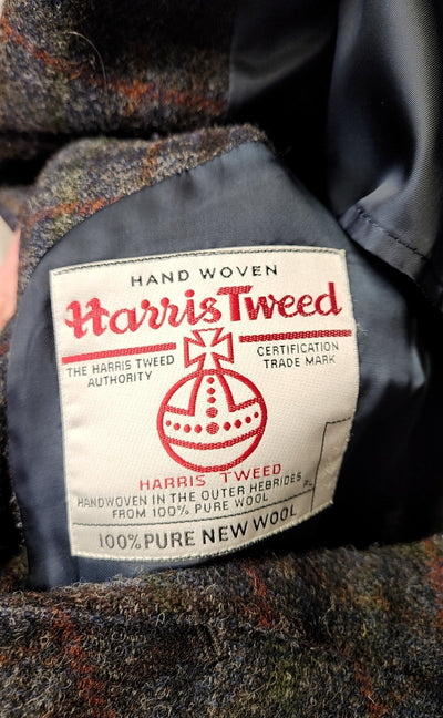 Harris Tweed Men's Size 46 Gray Wool Sport Coat