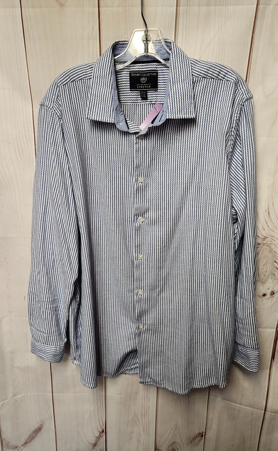 Report Collection Men's Size XL Blue Shirt