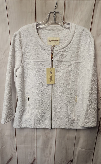 NWT Dlodagh Callaghan Ireland Women's Size 6 White Floral Jacket