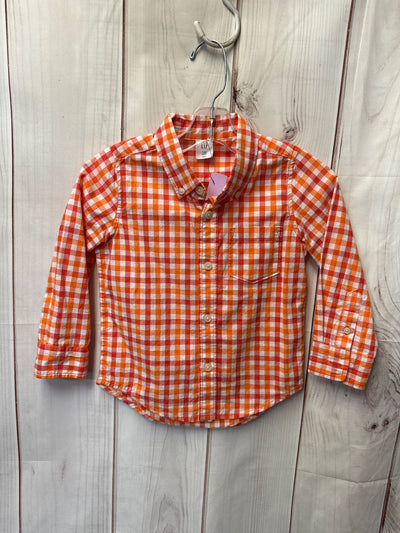 Gap Boy's Size 3 Orange Shirt