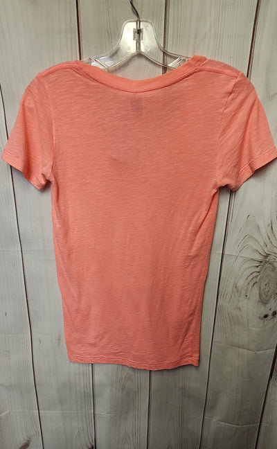 Pink Women's Size XS Pink Short Sleeve Top