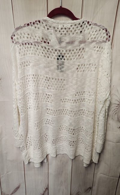 NWT Hotouch Women's Size S White Cardigan