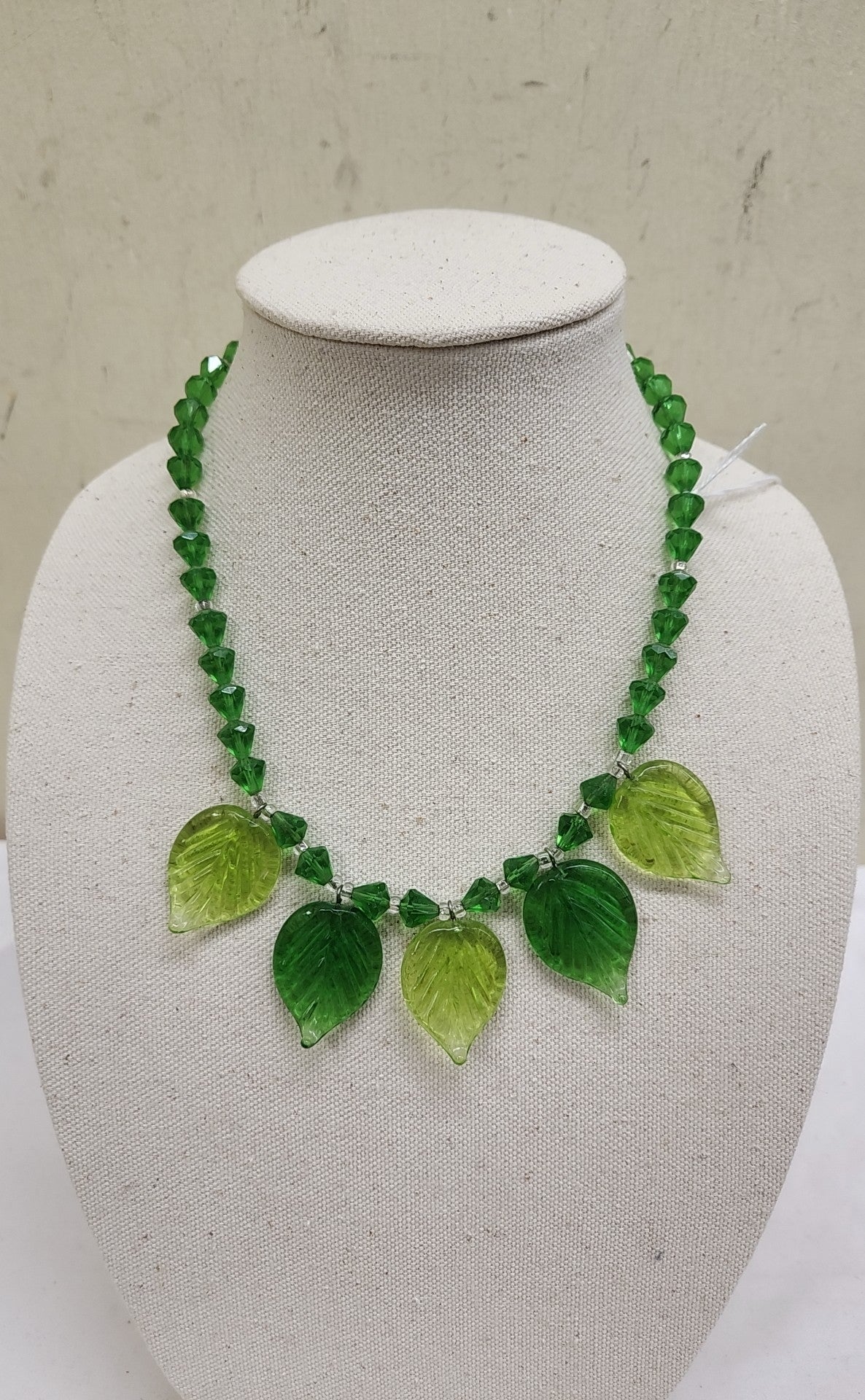 Green Beaded Necklace